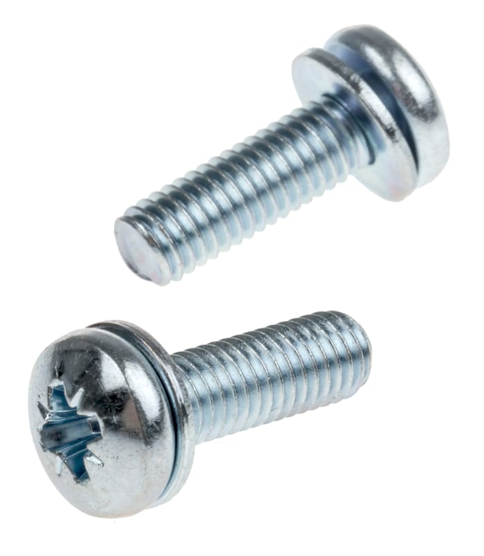 Vis indesserrable à tête Cylindrique RS PRO, M5 x 16mm, Acier