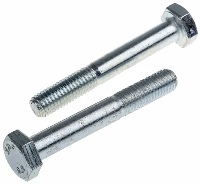 RS PRO Plain Stainless Steel, Hex Bolt, M20 x 1.50 mm