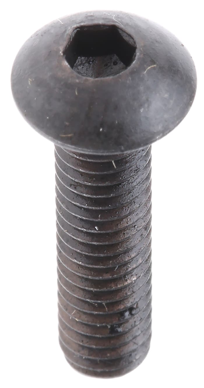 Tornillo Allen de botón RS PRO, M4 x 16mm, paso de rosca 0.7mm, de Acero
