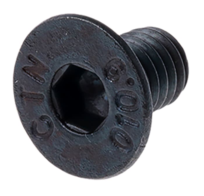 Vis à six pans creux, M6 x 10mm, tête Vis fraisée à tête creuse hexagonale, en Acier