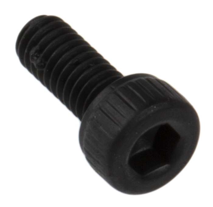 RS PRO Black, Self-Colour Steel Hex Socket Cap Screw, DIN 912, M2.5 x 6mm