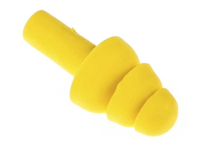 Tapones reutilizables Azul, amarillo con cable 3M E.A.R, atenuación SNR 29dB, 50 pares