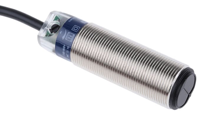 Telemecanique Sensors Diffuse Photoelectric Sensor, Barrel Sensor, 600 mm Detection Range