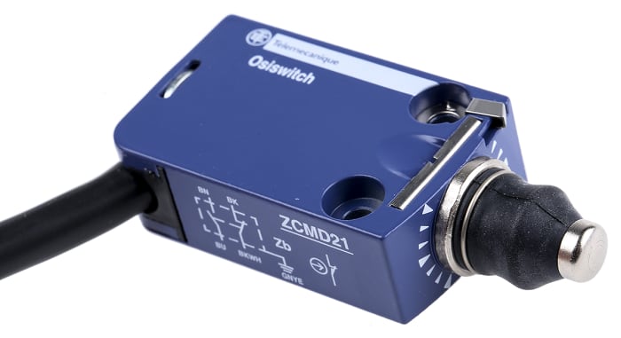 Telemecanique Sensors OsiSense XC Series Plunger Limit Switch, NO/NC, IP66, IP67, IP68, DP, Zinc Alloy Housing, 240V ac