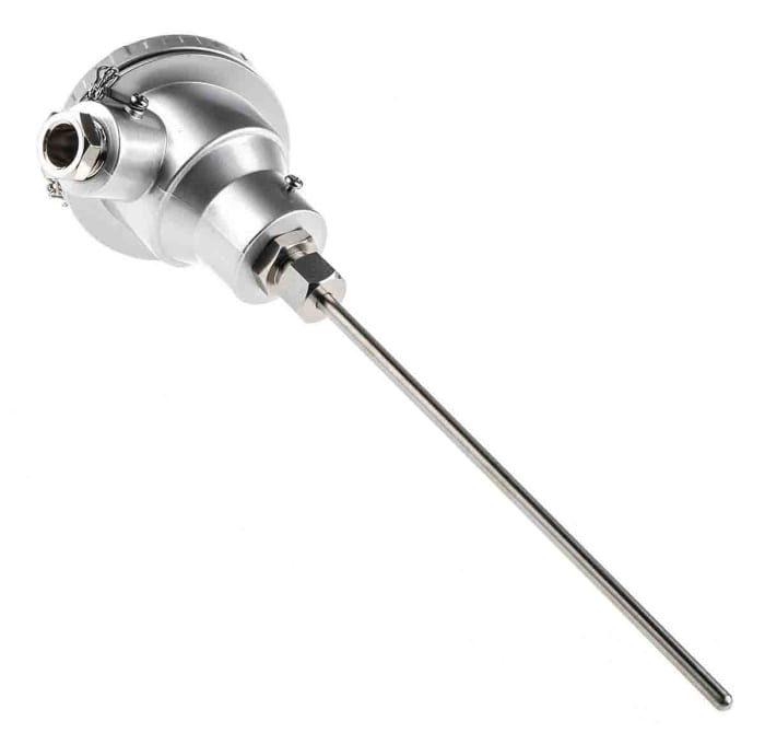 RS PRO PT100 Sıcaklık Sensörü, Min: -100°C, Maks: +450°C, 200mm x 6mm