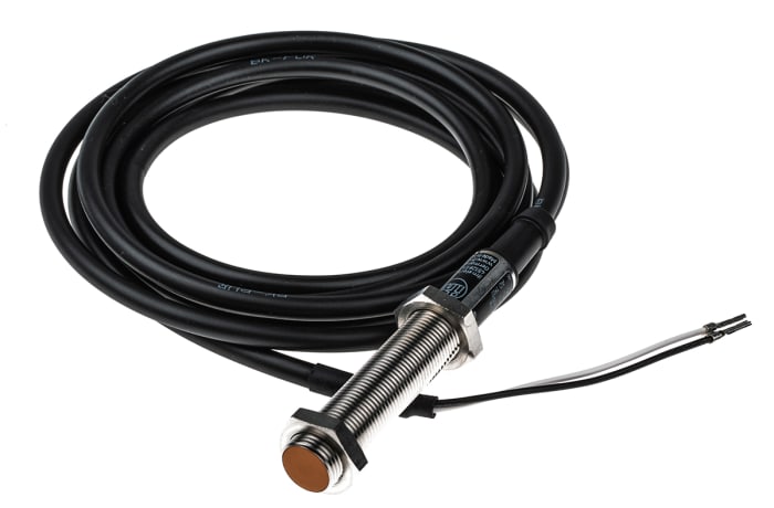 ifm electronic Inductive Threaded Barrel Proximity Sensor, M12, 2 mm Detection, PNP/NPN NO/NC, 10 → 55 V dc