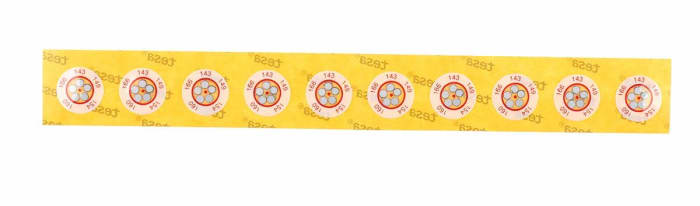 RS PRO Non-Reversible Temperature Sensitive Label, 143°C to 166°C, 5 Levels