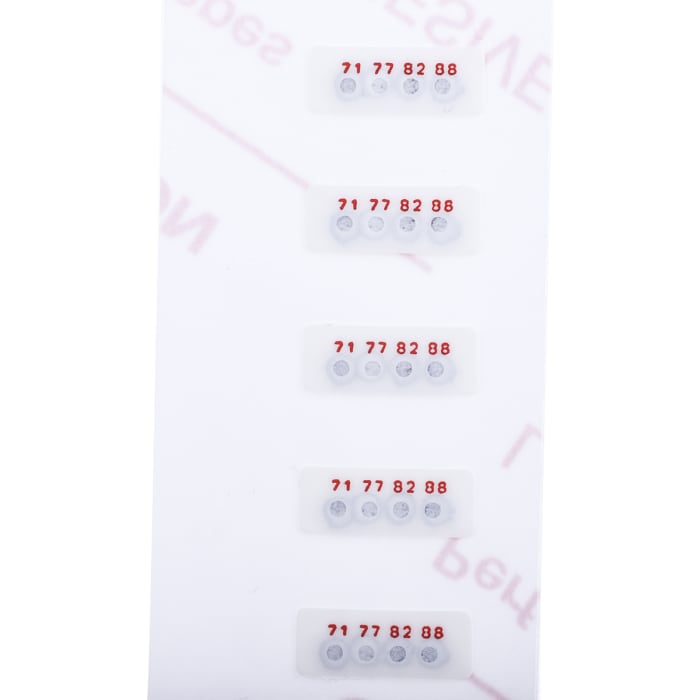 Étiquette thermosensible RS PRO 71°C à 88°C 4 niveaux