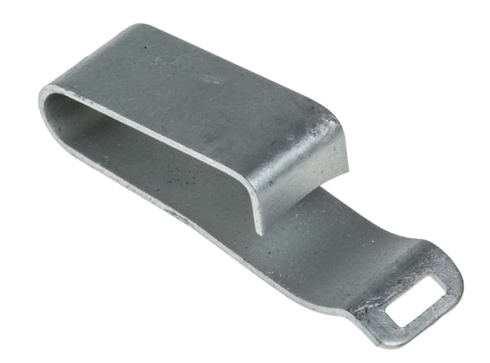 RS PRO Silver Galvanised Steel cable clamp, 16mm Max. Bundle