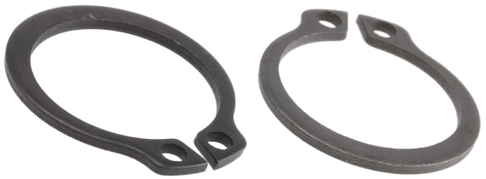 RS PRO Steel External Circlip, 18mm Shaft Diameter, 17mm Groove Diameter