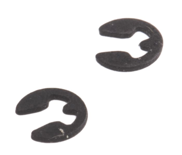 RS PRO Steel E Type Circlip, 1.5mm Shaft Diameter