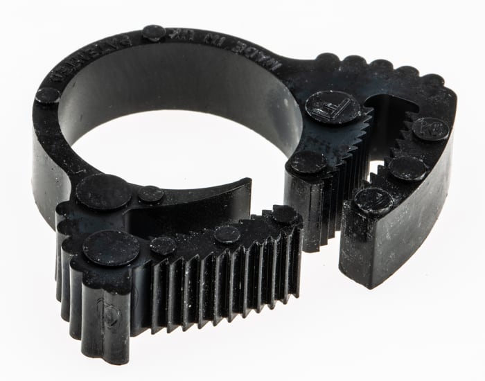 Collier de serrage pour tuyau, A sertir, Nylon, 15 → 17.8mm