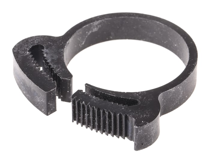 RS PRO RS PRO, Nylon, Snap Grip Hose Clamp 24.5 → 28.4mm ID 291701