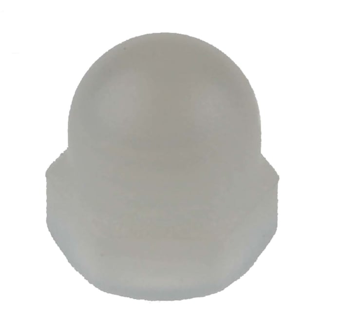 RS PRO, Plain Nylon Dome Nut, M4