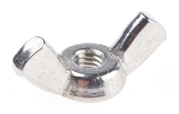 18mm Plain Stainless Steel Wingnut, M4, A2 304