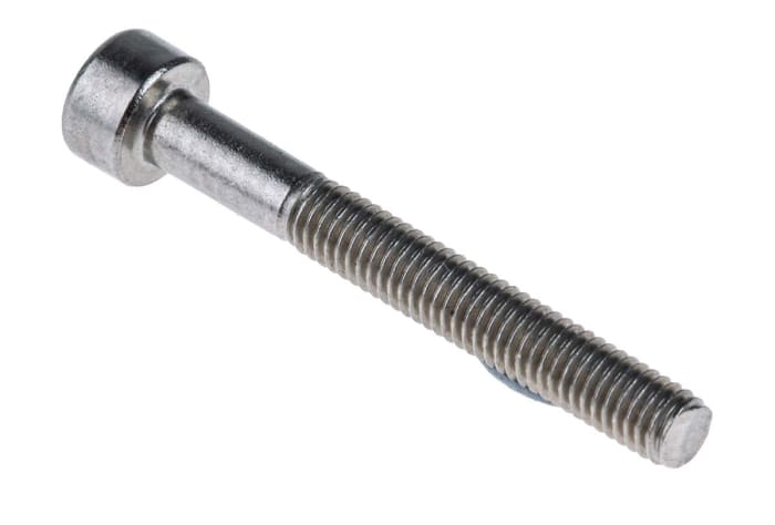 RS PRO M3 x 25mm Hex Socket Cap Screw Plain Stainless Steel