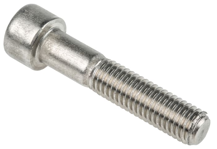 RS PRO M10 x 50mm Hex Socket Cap Screw Plain Stainless Steel