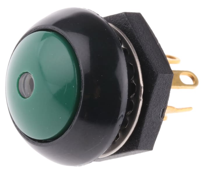 Otto Illuminated Push Button Switch, Momentary, Panel Mount, 11mm Cutout, SPDT, IP68