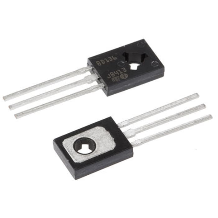 Magnatec BD136 PNP Transistor, 3 A, 45 V, 3-Pin SOT-32