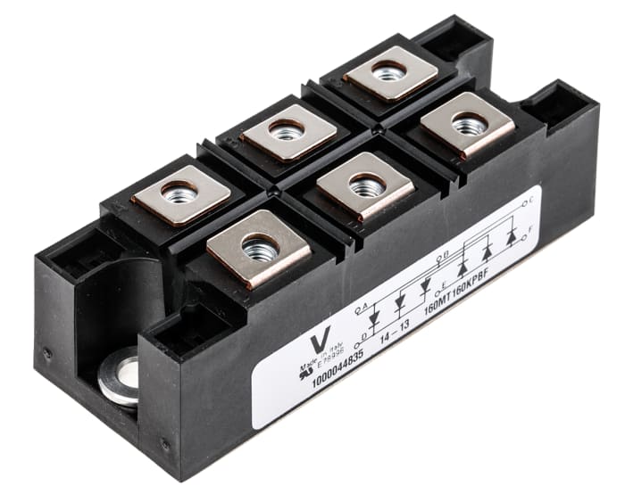 Vishay Bridge Rectifier Module, 200A, 1600V, 3-phase, 6-Pin