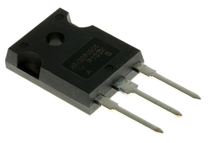 Vishay 600V 30A, Dual Rectifier Diode, 3-Pin TO-247AC VS-HFA30PA60C-N3