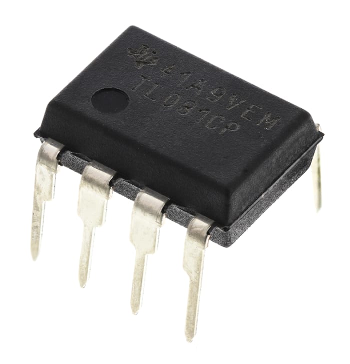 TL081CP Texas Instruments, Op Amp, 3MHz, 8-Pin PDIP