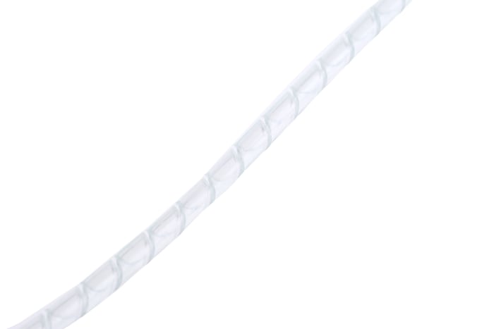 HellermannTyton Spiral Wrap, I.D 1.5mm, 8mm polyethylene (PE) SBPEFR Series