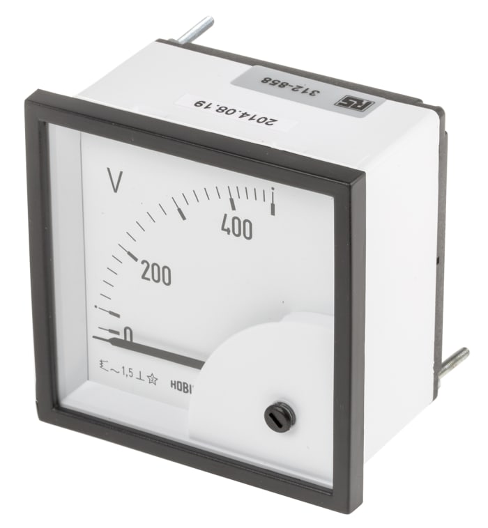 HOBUT Analogue Voltmeter AC, 68 x 68 mm