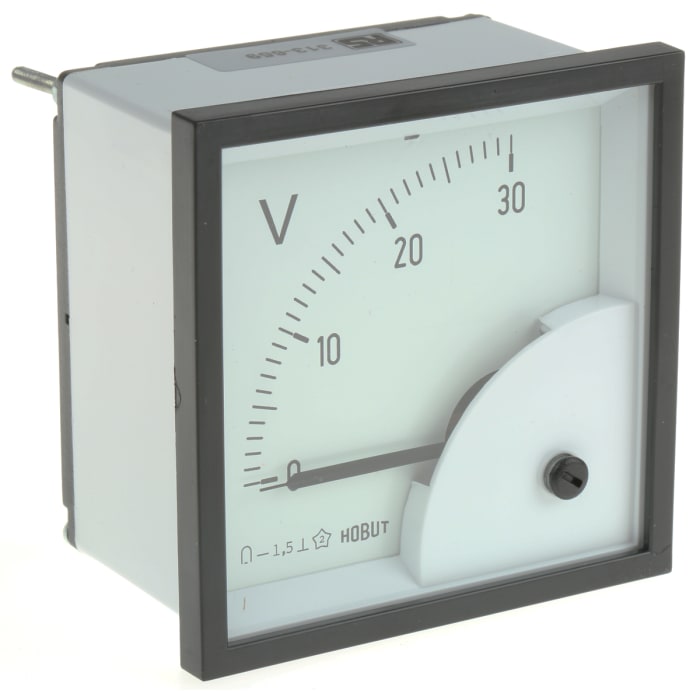 HOBUT Analogue Voltmeter DC, 68 x 68 mm