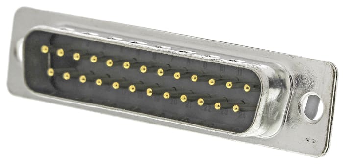 Amphenol Communications Solutions L717D 25 Way Cable Mount D-sub Connector Plug, 2.76mm Pitch