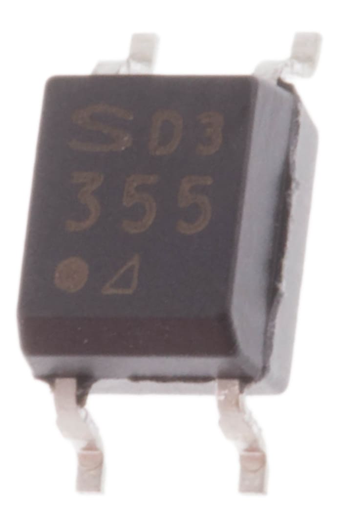Sharp, PC355NTJ000F DC Input Darlington Output Optocoupler, Surface Mount, 4-Pin Mini-Flat