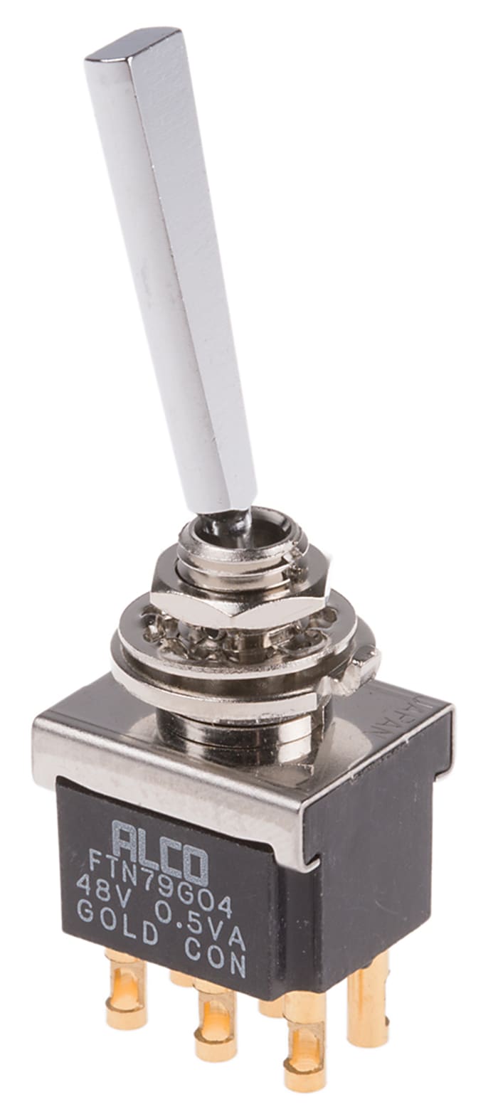 TE Connectivity Toggle Switch, Panel Mount, On-On, DPDT, Solder Terminal, 250V