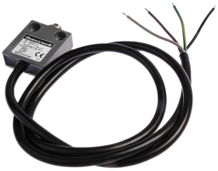 Honeywell 14CE Series Plunger Limit Switch, NO/NC, IP65, IP66, IP67, IP68, SPDT, Die Cast Zinc Housing, 240V ac ac Max,