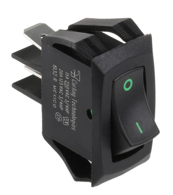 Carlingswitch SPST Rocker Switch Panel Mount