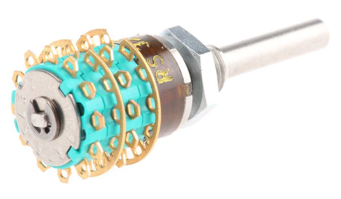 NSF MY non short, 6 Position 4P6T Rotary Switch, 1.5 A, Solder