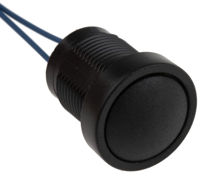 ITW Switches 49-59 Series Push Button Switch, Momentary, Panel Mount, 16mm Cutout, SPST, Clear LED, 250V ac, IP67