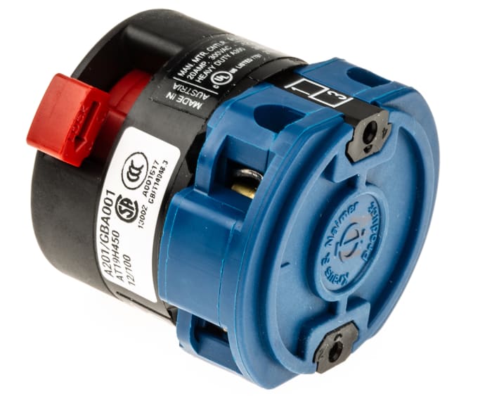 Kraus & Naimer On-Off Cam Switch, 20A