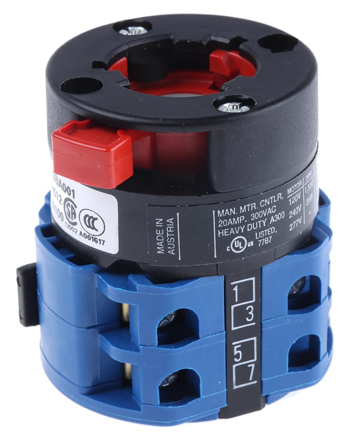 Kraus & Naimer, SP 3 Position Multi Step Cam Switch, 20A