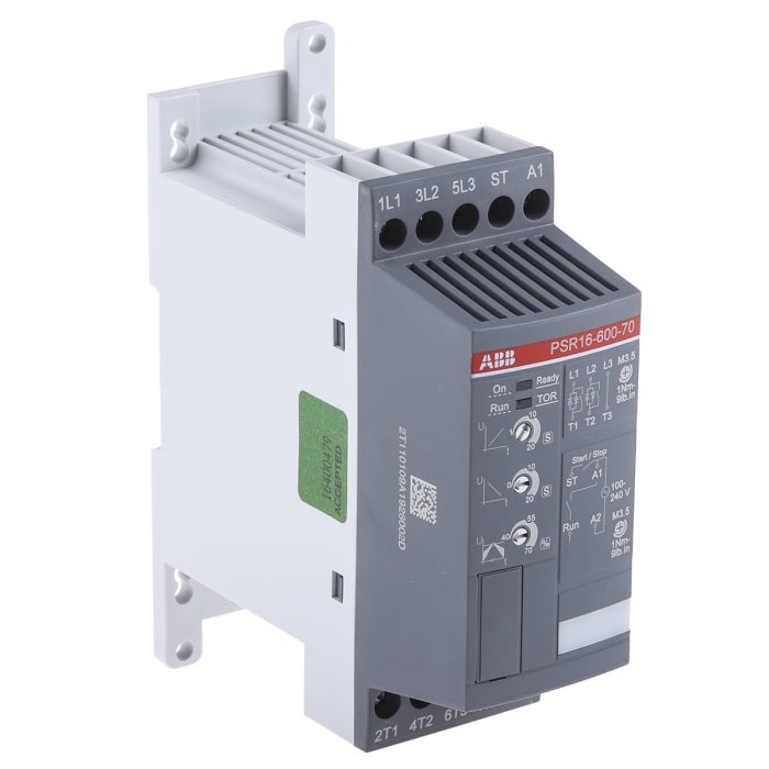ABB Soft Starter, 7.5 kW, 600 V ac, 3 Phase, IP20
