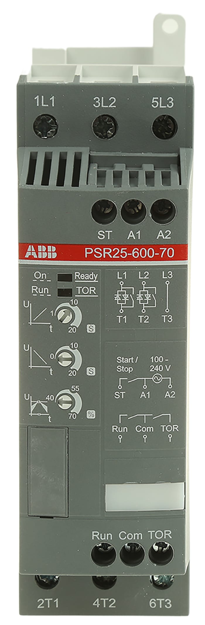 ABB 3 Phase Soft Starter - 25 A Current Rating, PSR Series, 11 kW Power Rating, 208 → 600 V Supply Voltage