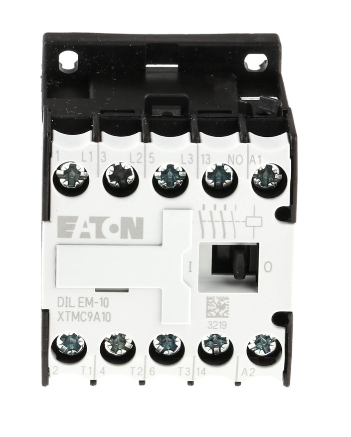 Eaton xStart DILEM Contactor, 230 V ac Coil, 3-Pole, 9 A, 4 kW, 3NO, 400 V ac