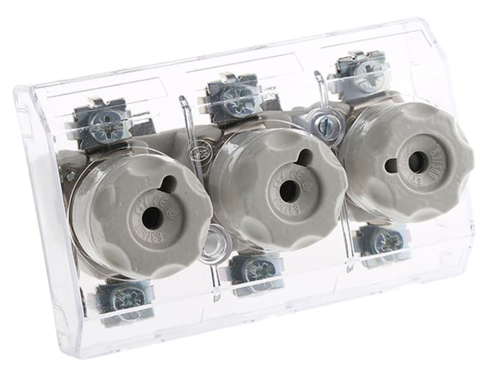 Eaton 63A Bottle Fuse Holder, 3P, 690V ac