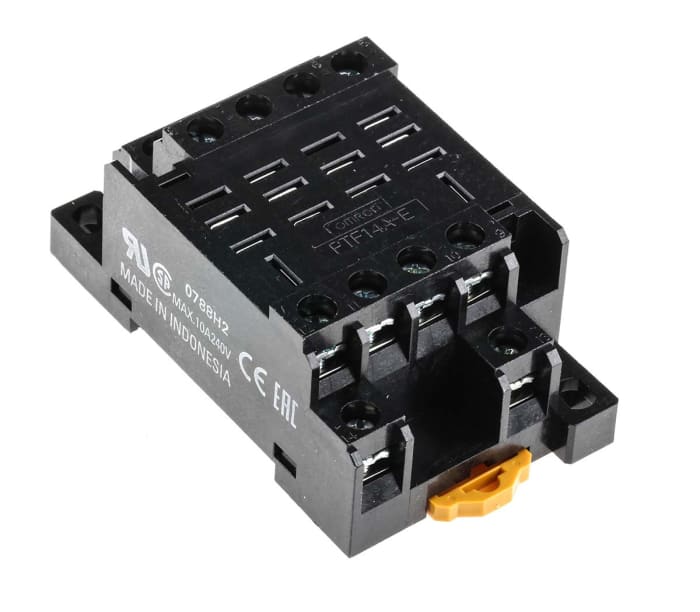 Omron 14 Pin 110V ac Relay Socket, for use with LY4, LY4-D, LY4F, LY4N, LY4N-D2