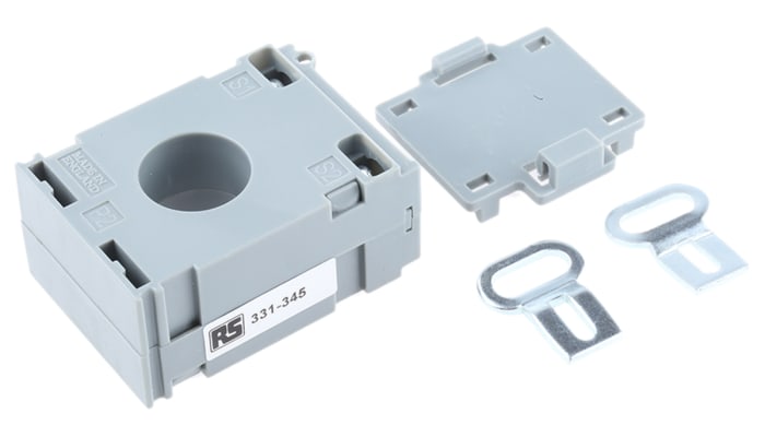 HOBUT CT132 Series DIN Rail Mounted Current Transformer, 80A Input, 80:5, 5 A Output, 21mm Bore