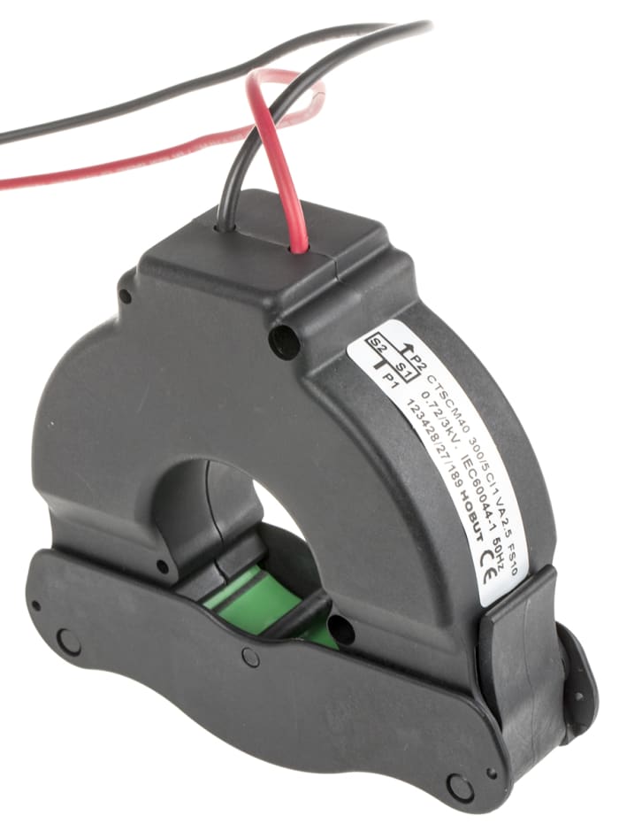 Transformateur de courant HOBUT série CTSCM, 300A, 5 A, 300:5, type A clipser