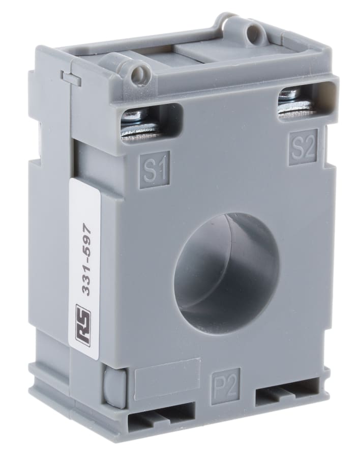 HOBUT CT132 Series DIN Rail Mounted Current Transformer, 40A Input, 40:5, 5 A Output, 21mm Bore