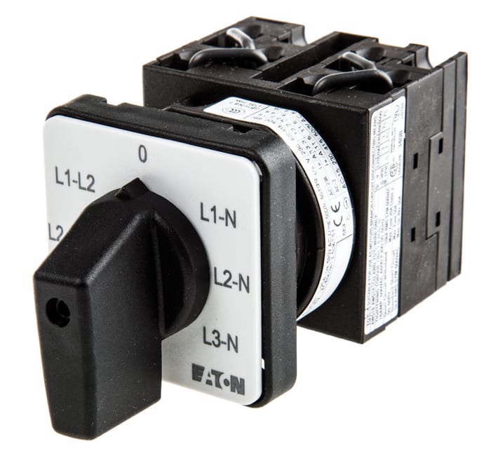 Eaton Voltmeter Cam Switch, 20A