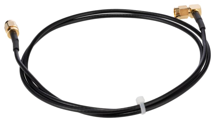 RS PRO Male SMA to Male SMA, 1000mm, RG174 Coaxial, Terminated50Ω