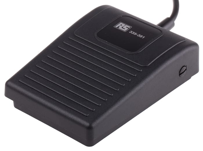 Hafif Endüstriyel Pedal (Ayak Şalteri), Termoplastik, SPST-NO, IPX7