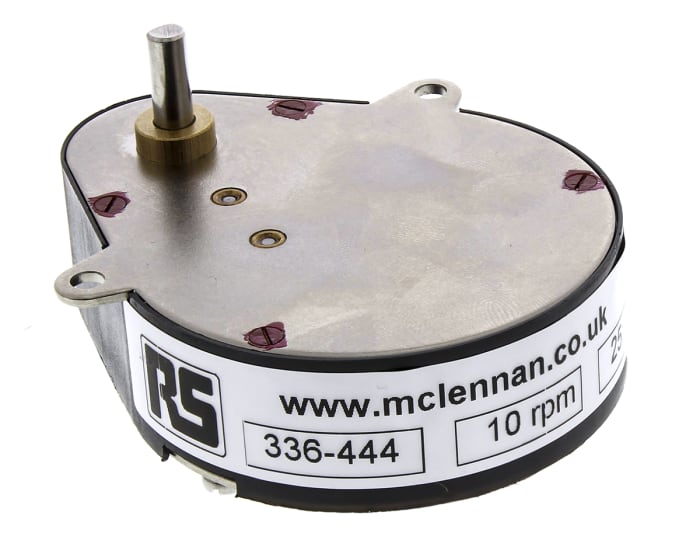 McLennan Servo Supplies Ovoid Gearbox, 25:1 Gear Ratio, 0.7 Nm Maximum Torque, 200rpm Maximum Speed